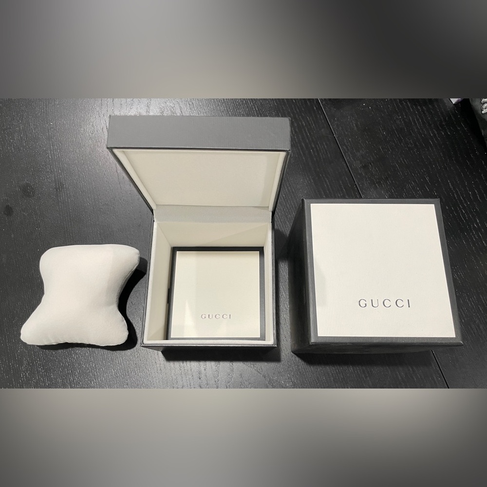 GUCCI Unisex Swiss G-Chrono XL
Black Leather Strap Watch
44mm YA101203 - Picture 5 of 5